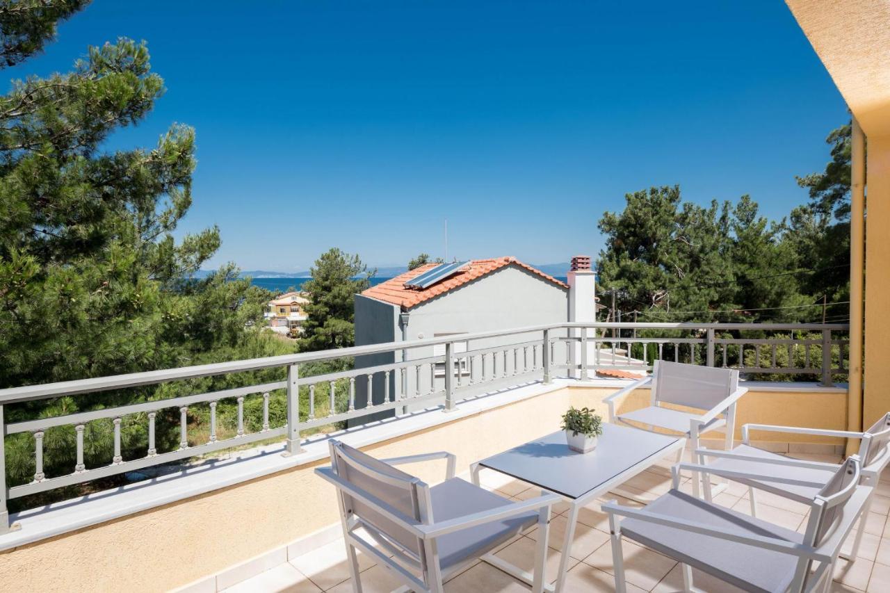 Louloudis Pool Villa Skala Rachoni  المظهر الخارجي الصورة